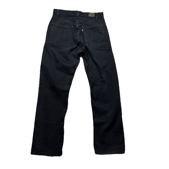 Levis SilverTab Loose Jeans Mens 31 x 32 Black Dark Wash Vtg 90s Distressed - Picture 1 of 6